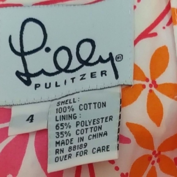 Lilly Pulitzer 4 White Label Y2K Tropical Girl Coquette Kwaii Preppy Trad - Picture 3 of 8